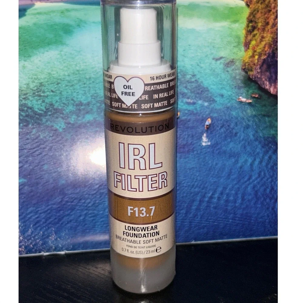 Revolution IRL Filter Longwear Foundation F13.7 Breathable Soft Matte 0.7oz 23ml